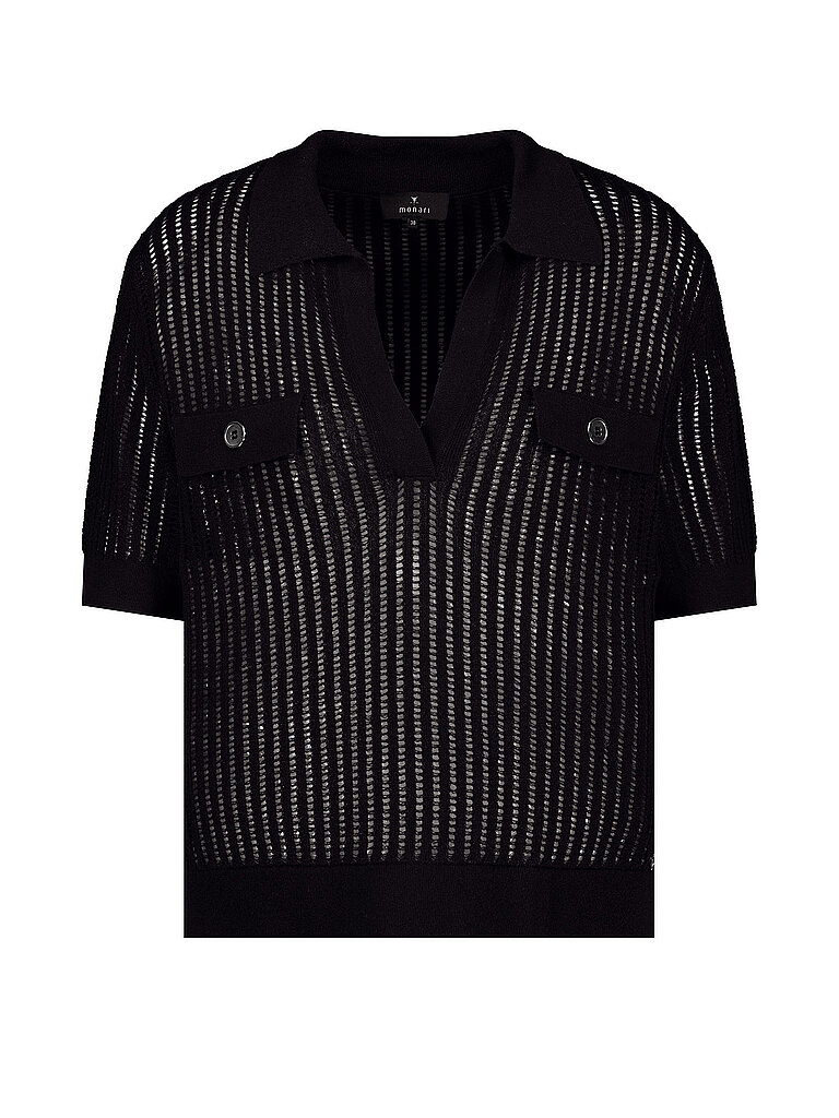 Poloshirt schwarz 36 damen