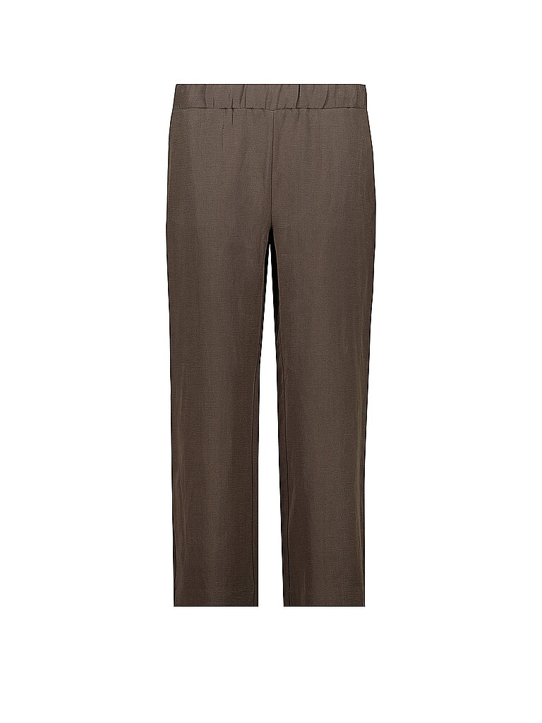 Hose Wide Leg 7/8 braun 34 damen