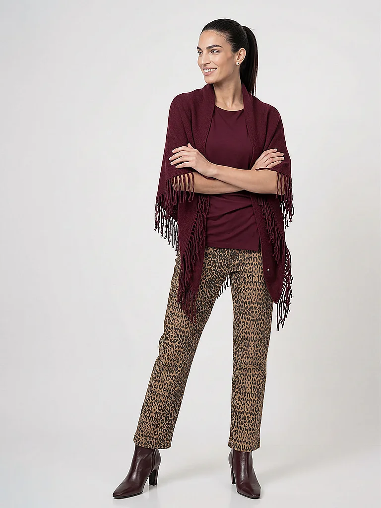 MONARI Schal rouge foncé