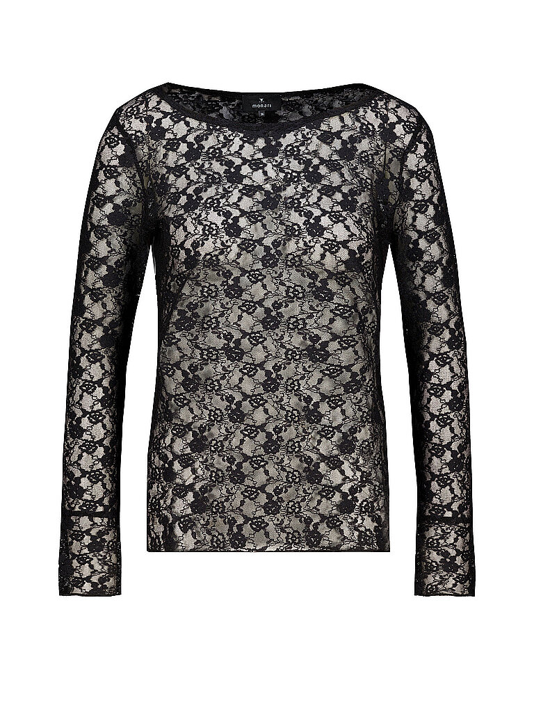MONARI Langarmshirt  schwarz | 34