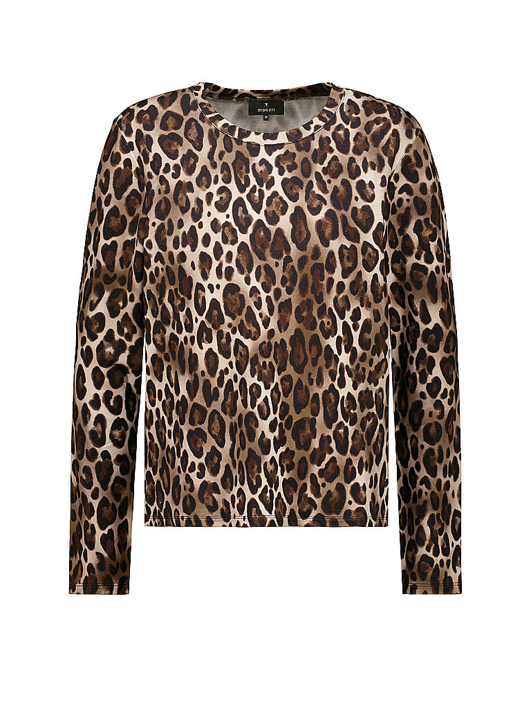 MONARI Langarmshirt  braun | 34
