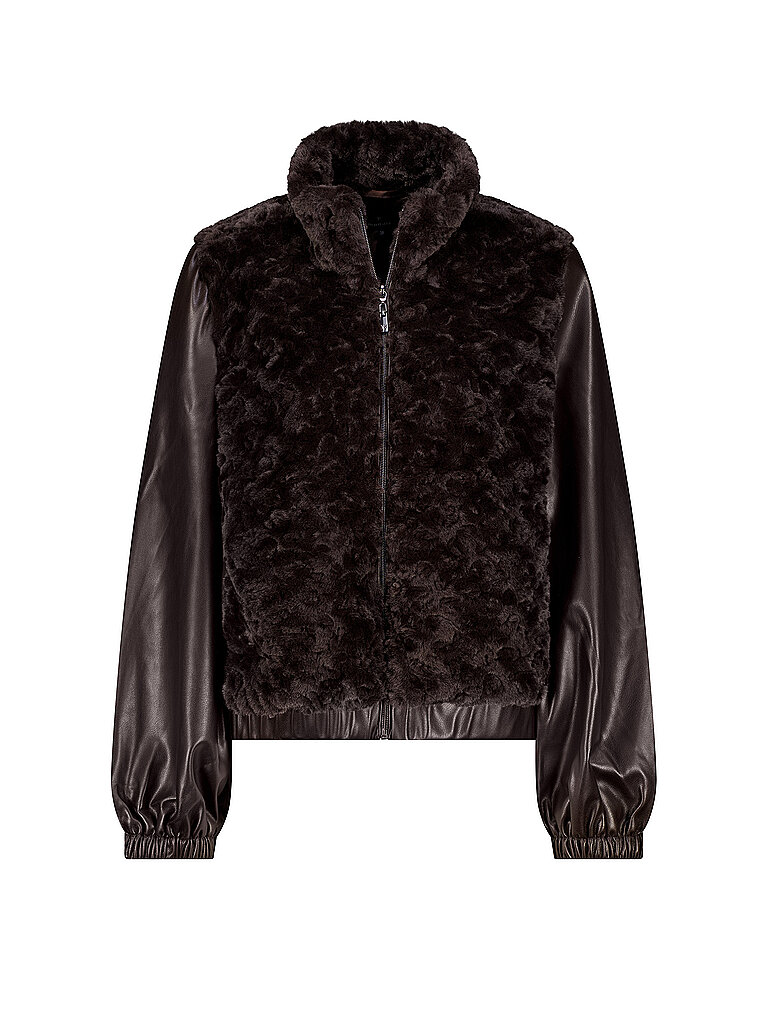MONARI Jacke in Felloptik braun | 34