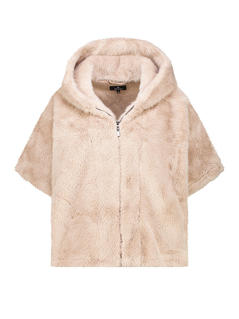 MONARI Cape - Poncho in Felloptik creme | 34