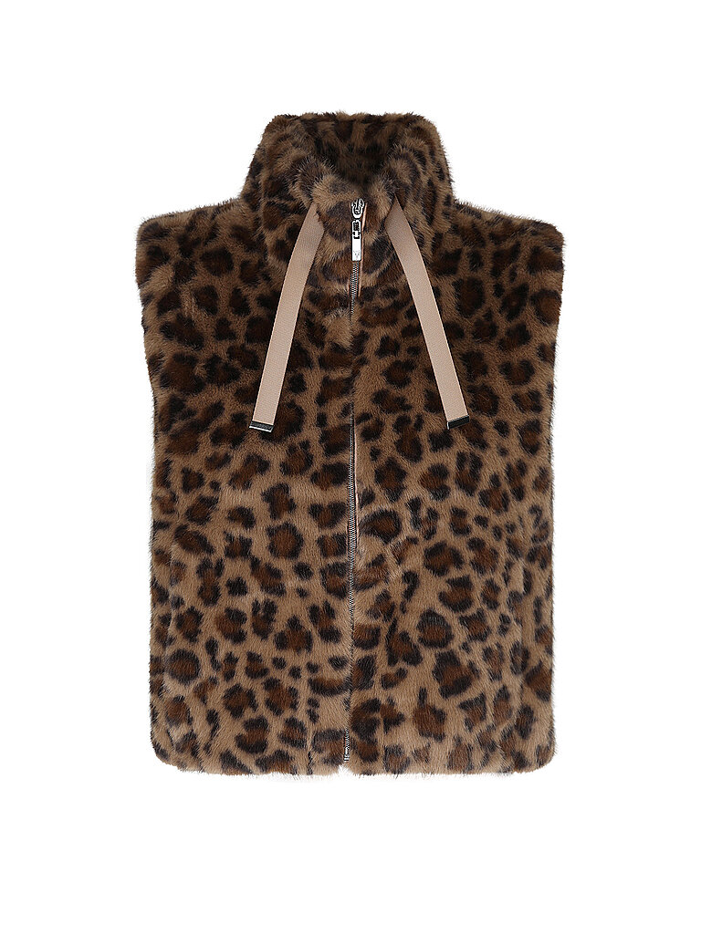 MONARI Gilet in Felloptik  braun | 34