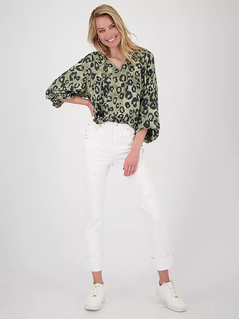 MONARI | Bluse  | dunkelgrün