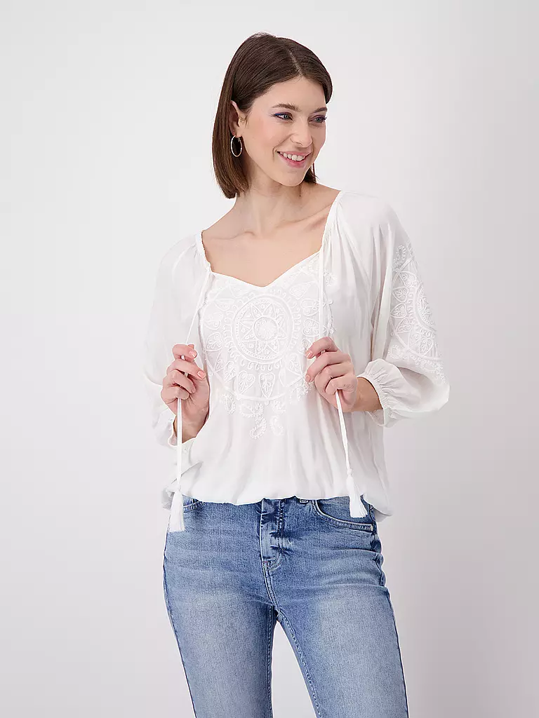 MONARI | Bluse | weiss