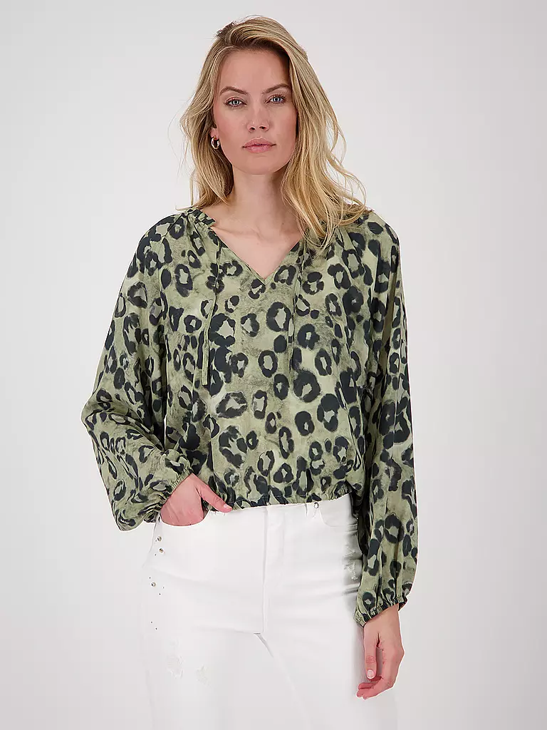 MONARI | Bluse | dunkelgrün