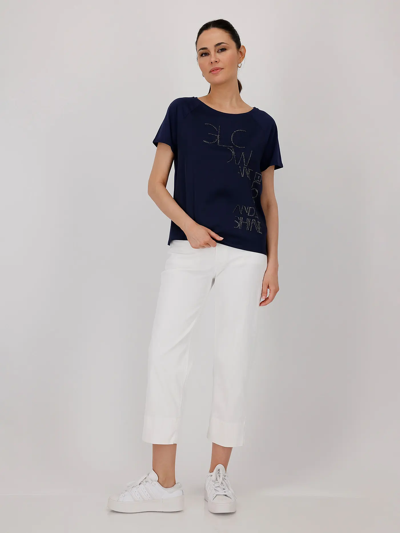 MONARI | Blusenshirt  | dunkelblau