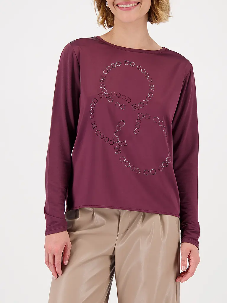 MONARI | Blusenshirt  | dunkelrot