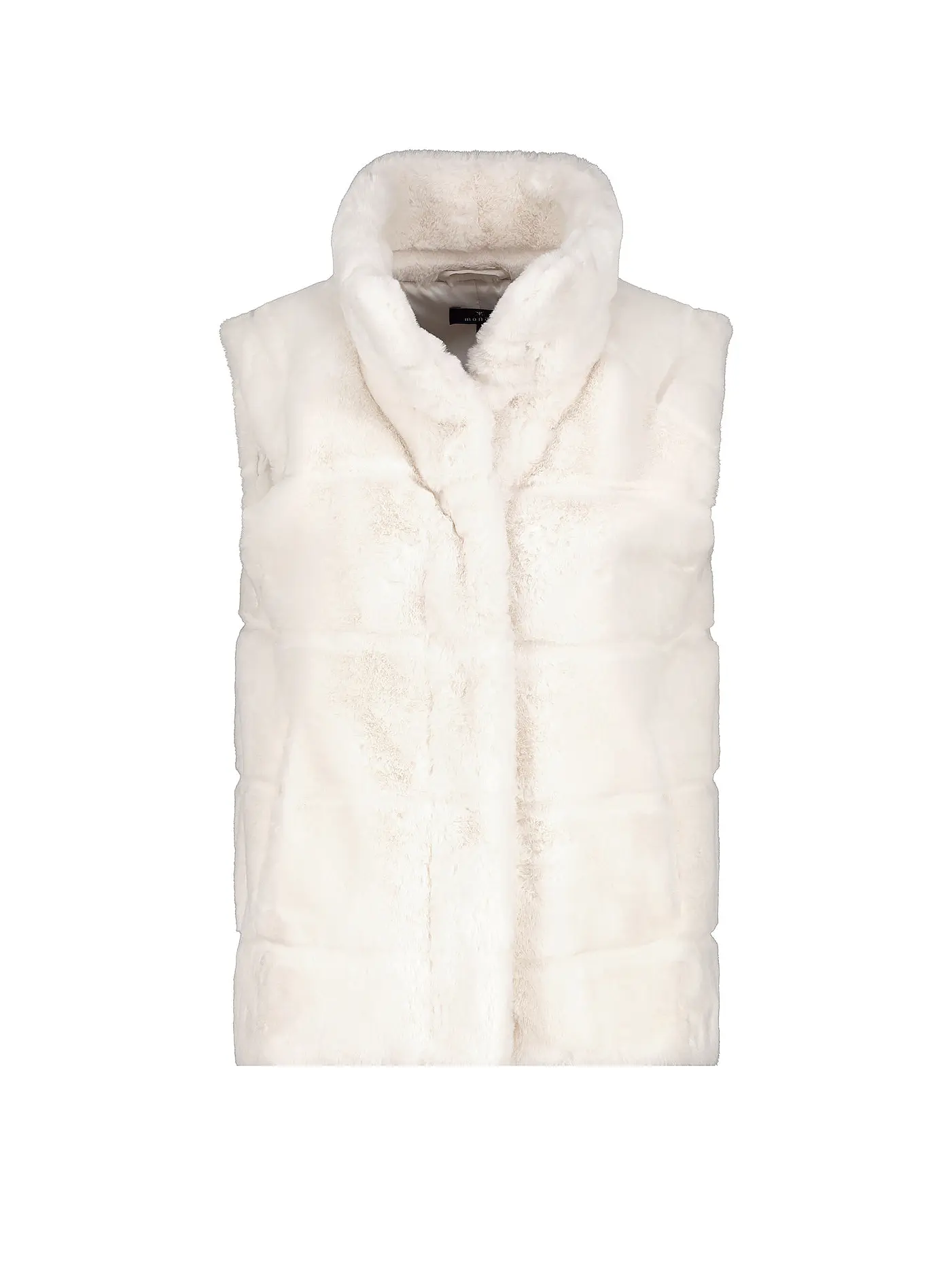 MONARI | Gilet in Felloptik | beige