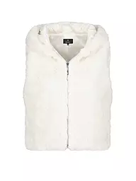 MONARI | Gilet in Felloptik | creme