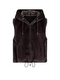 MONARI | Gilet in Felloptik | Braun