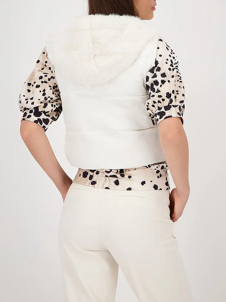 MONARI | Gilet in Felloptik | 