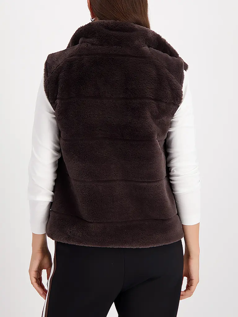 MONARI | Gilet in Felloptik | 