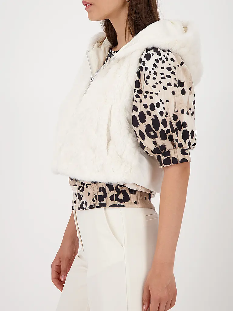 MONARI | Gilet in Felloptik | 