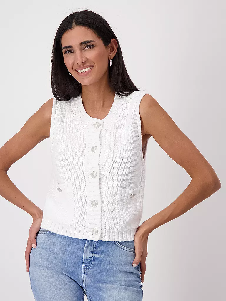 MONARI | Gilet | creme