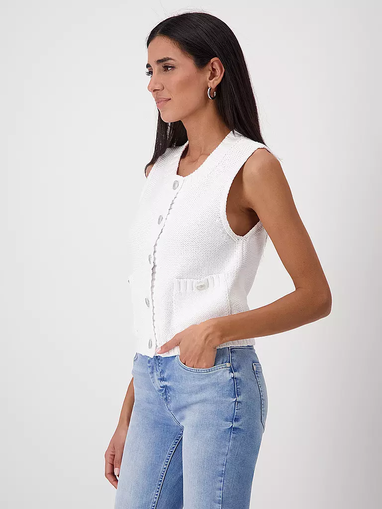 MONARI | Gilet | creme