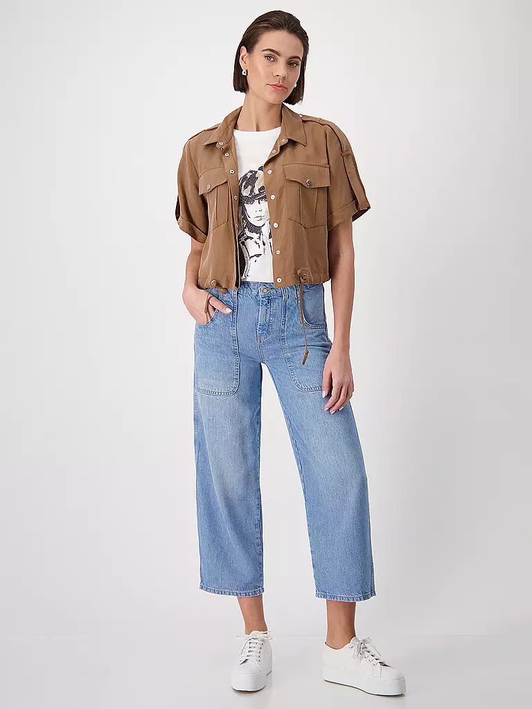 MONARI | Hemdbluse  | camel