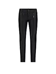 MONARI | Hose in Lederoptik  | schwarz