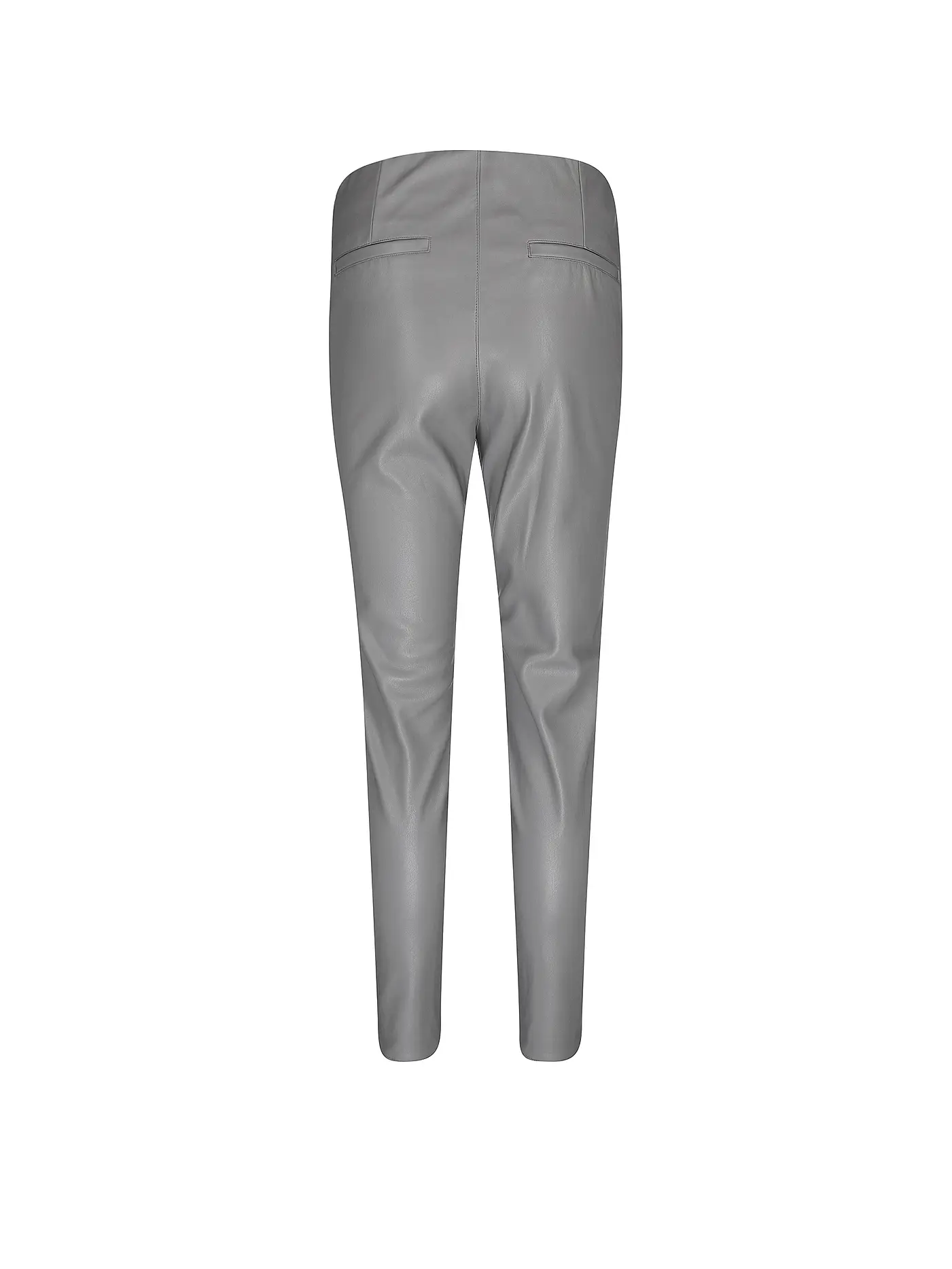 MONARI | Hose in Lederoptik  | grau