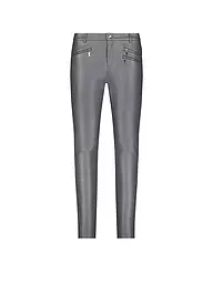 MONARI | Hose in Lederoptik  | grau