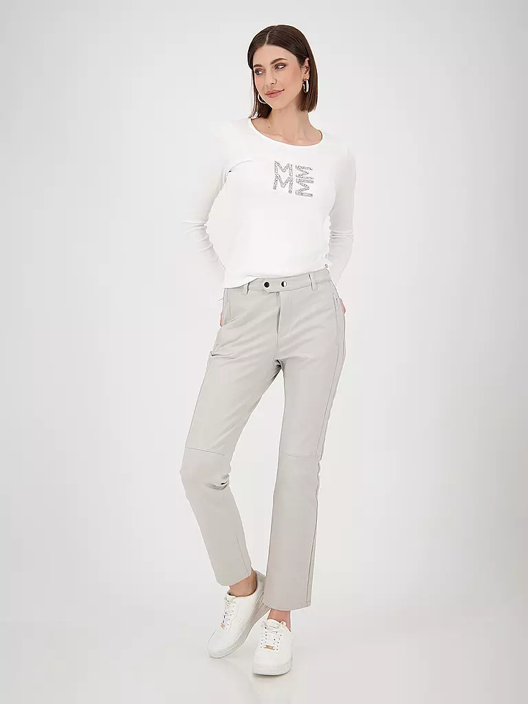MONARI | Hose in Lederoptik | beige