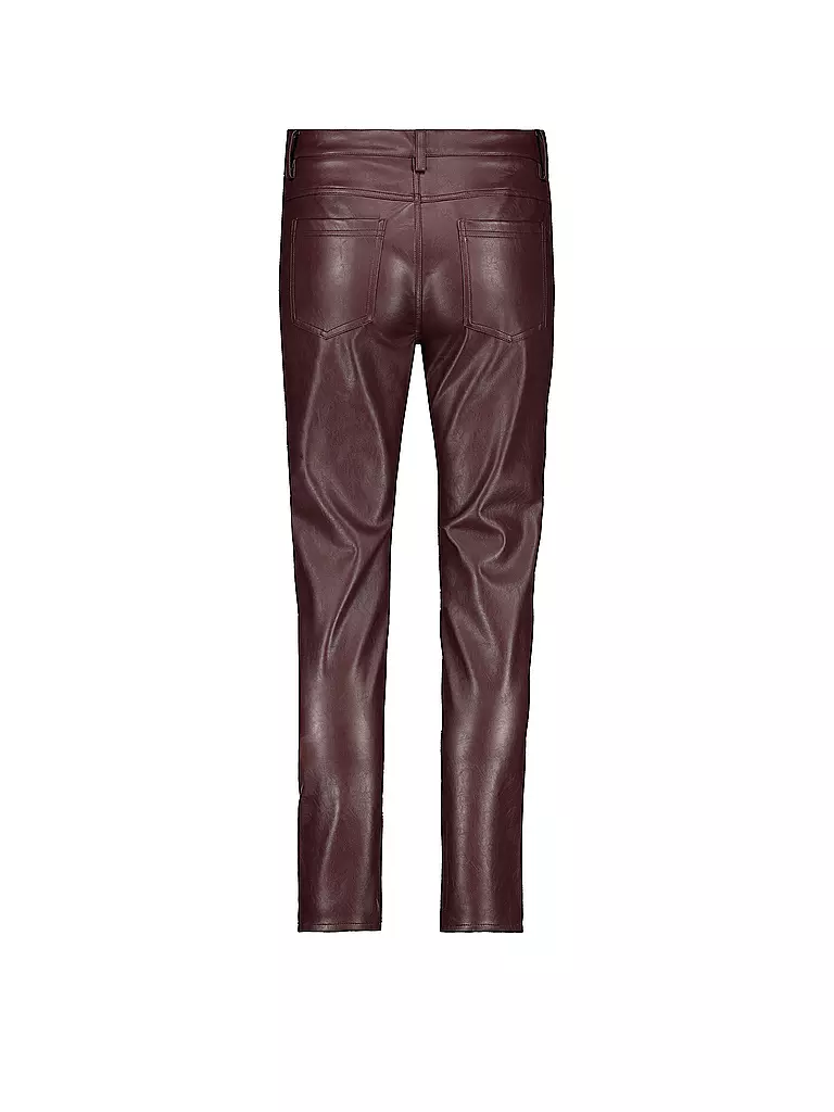 MONARI | Hose in Lederoptik | rot