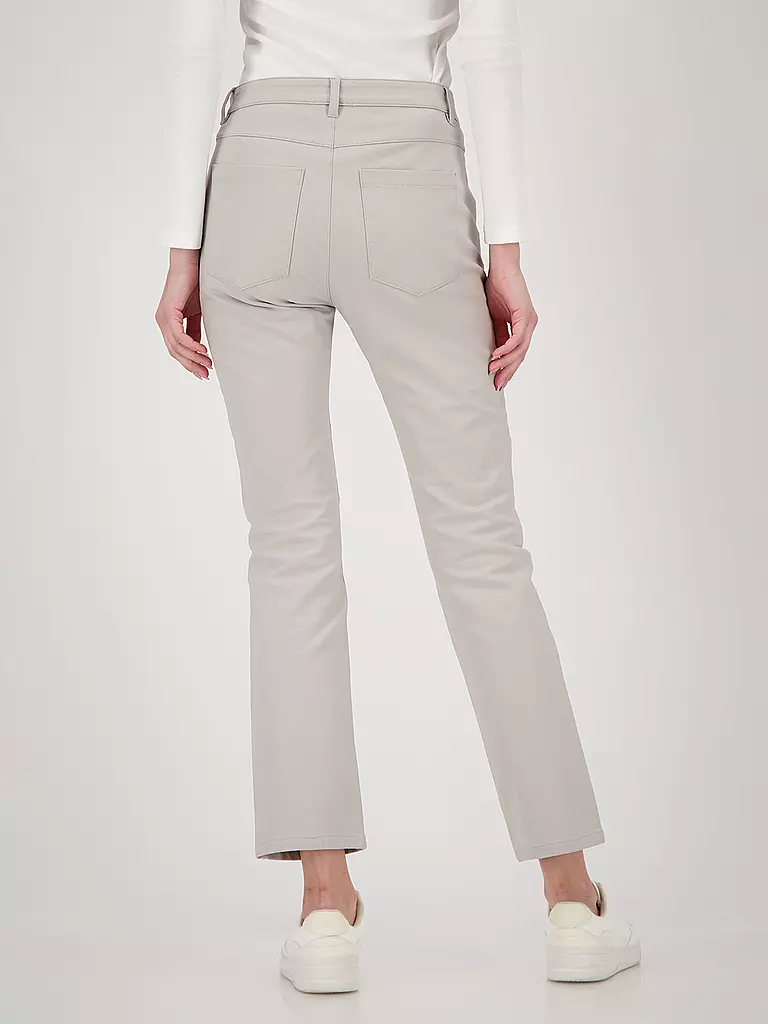MONARI | Hose in Lederoptik | beige