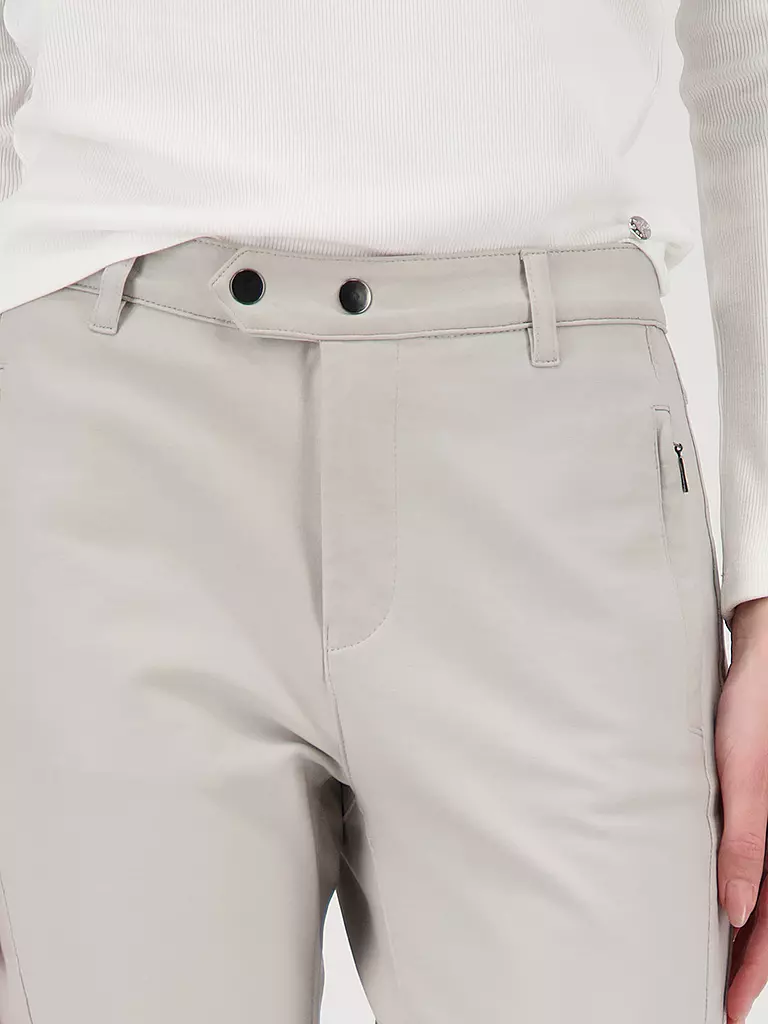 MONARI | Hose in Lederoptik | beige