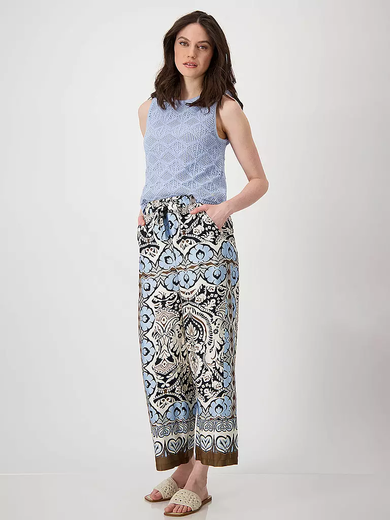 MONARI | Hose Wide Leg | blau