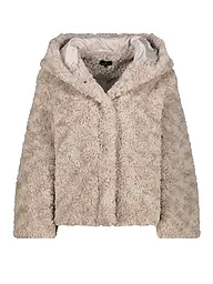 MONARI | Jacke in Felloptik | Beige