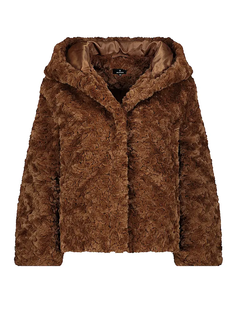 MONARI | Jacke in Felloptik | braun