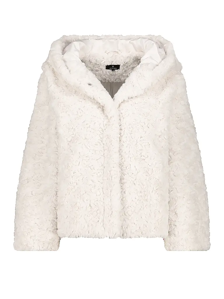 MONARI | Jacke in Felloptik | Beige