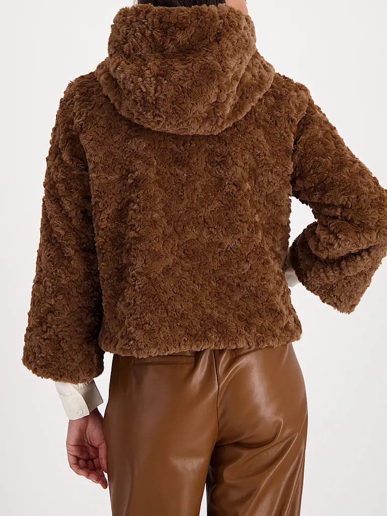 MONARI | Jacke in Felloptik | 