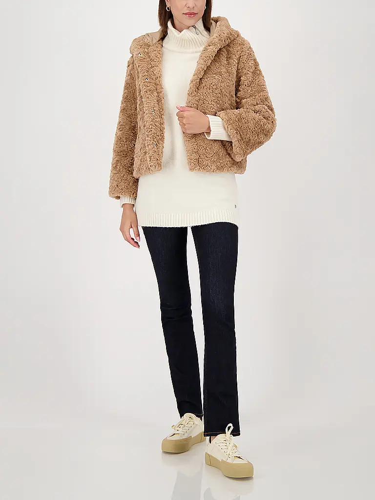 MONARI | Jacke in Felloptik | 