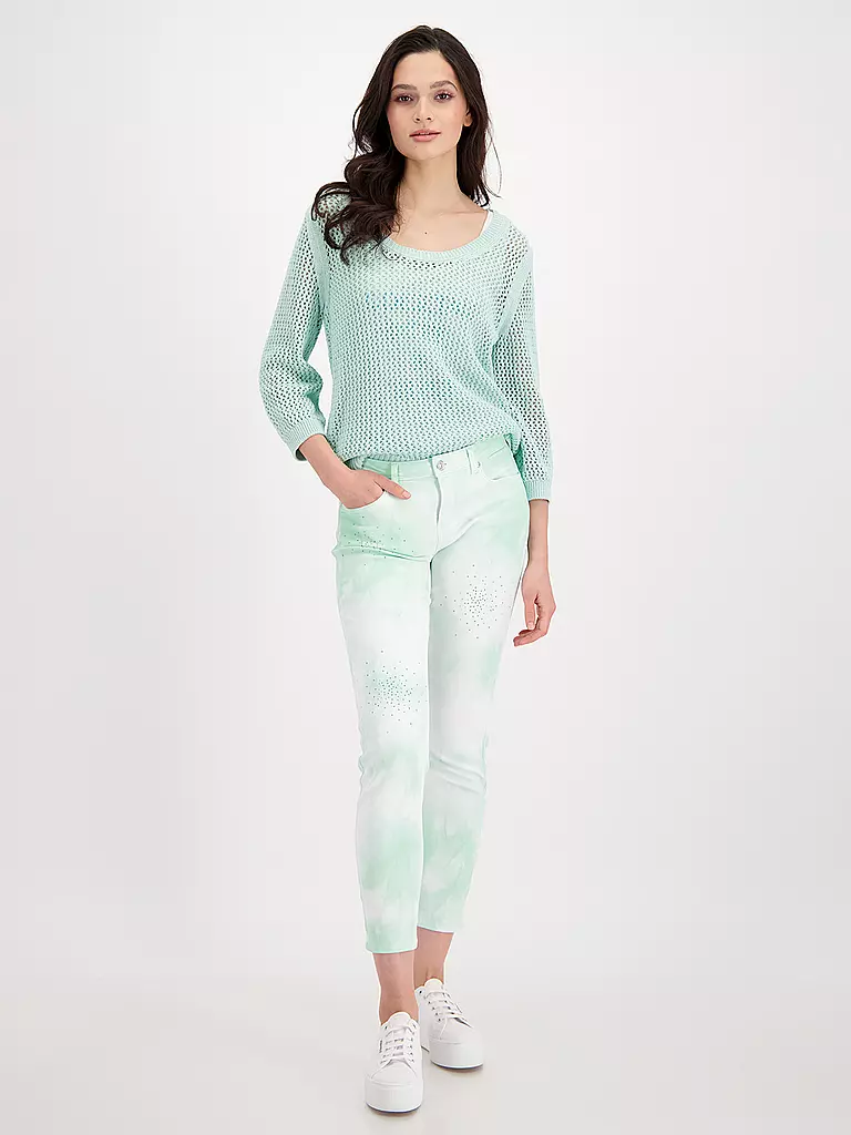 MONARI | Jeans Skinny Fit 7/8  | mint