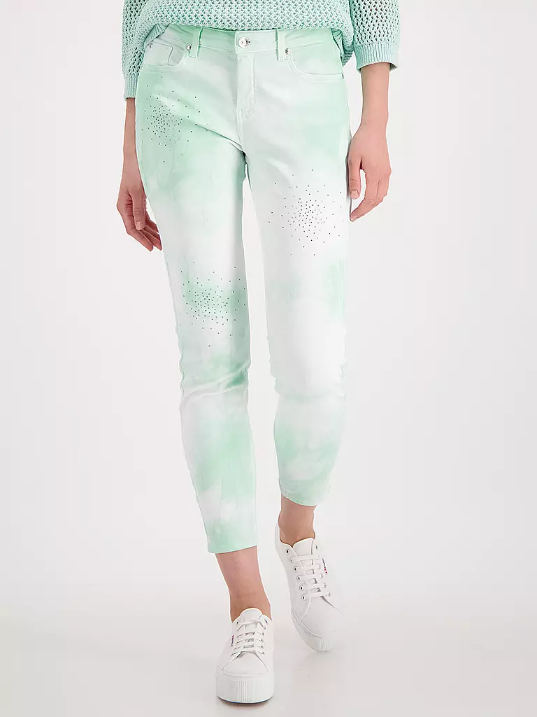 MONARI | Jeans Skinny Fit 7/8  | mint