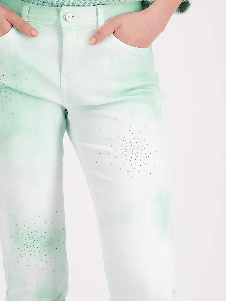 MONARI | Jeans Skinny Fit 7/8  | mint