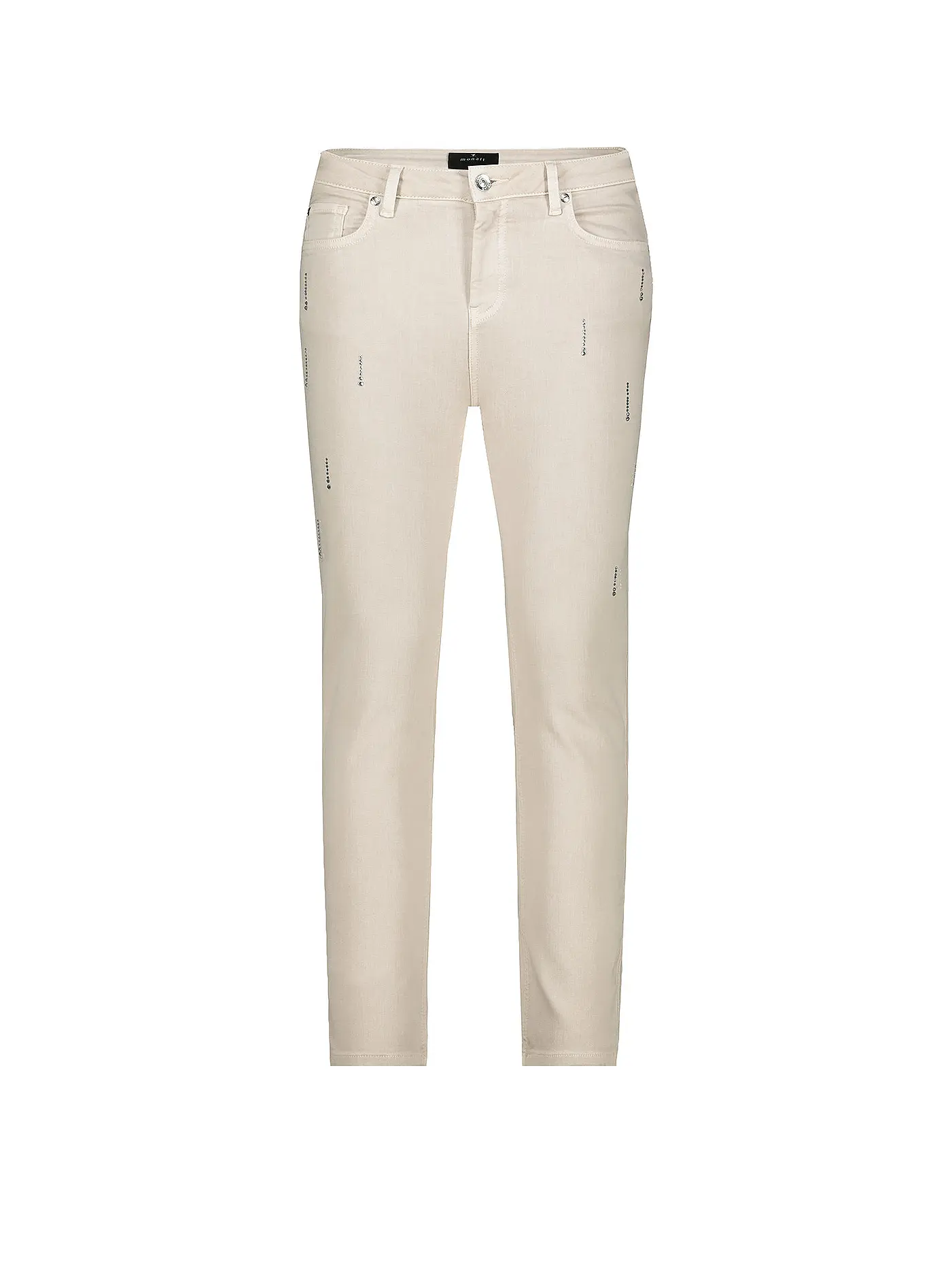 MONARI | Jeans Skinny Fit 7/8 | beige
