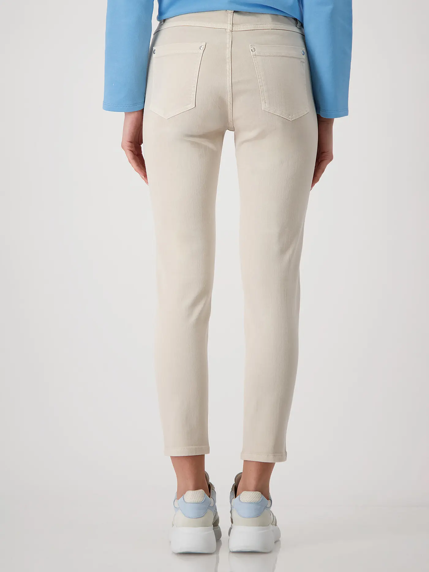 MONARI | Jeans Skinny Fit 7/8 | beige