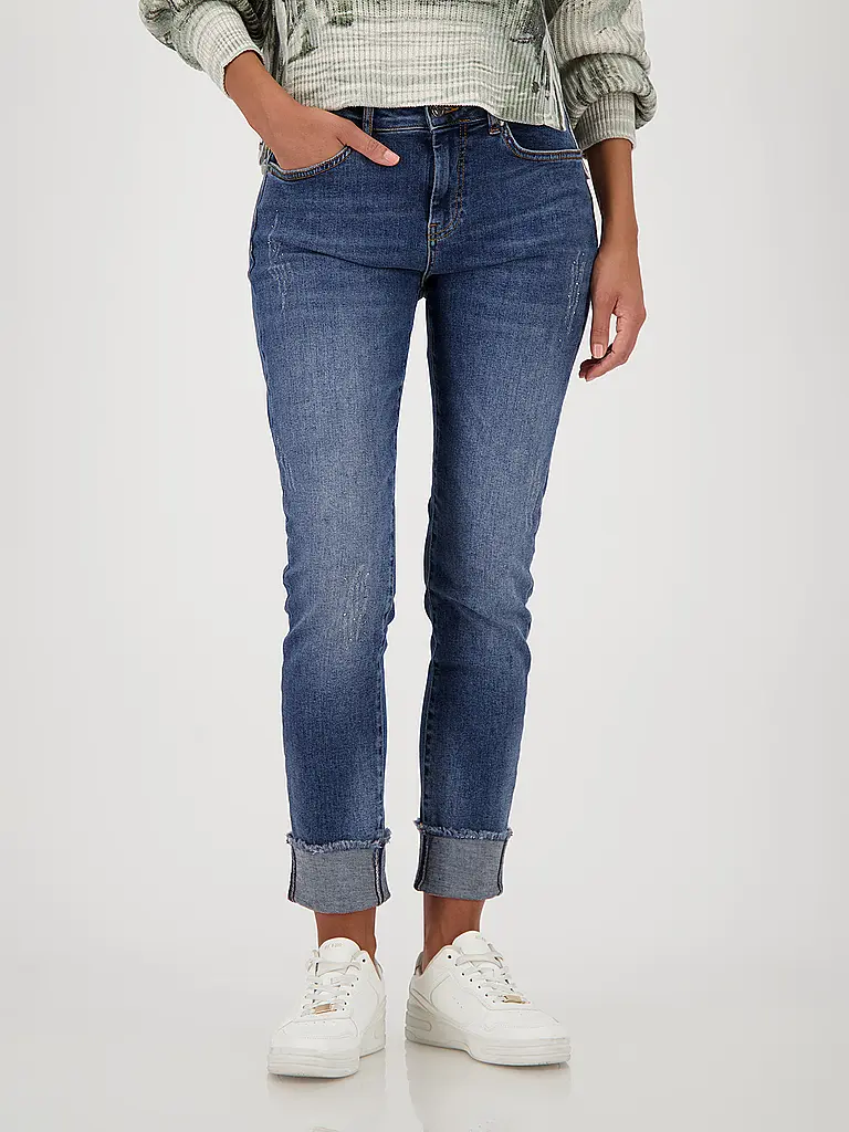 MONARI | Jeans Skinny Fit 7/8 | Blau