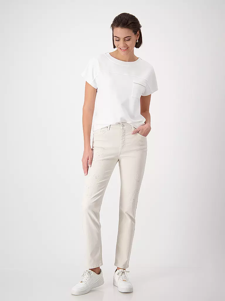MONARI | Jeans Slim Fit  | creme