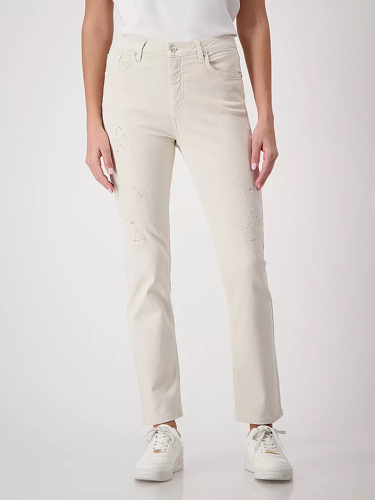 MONARI | Jeans Slim Fit | creme