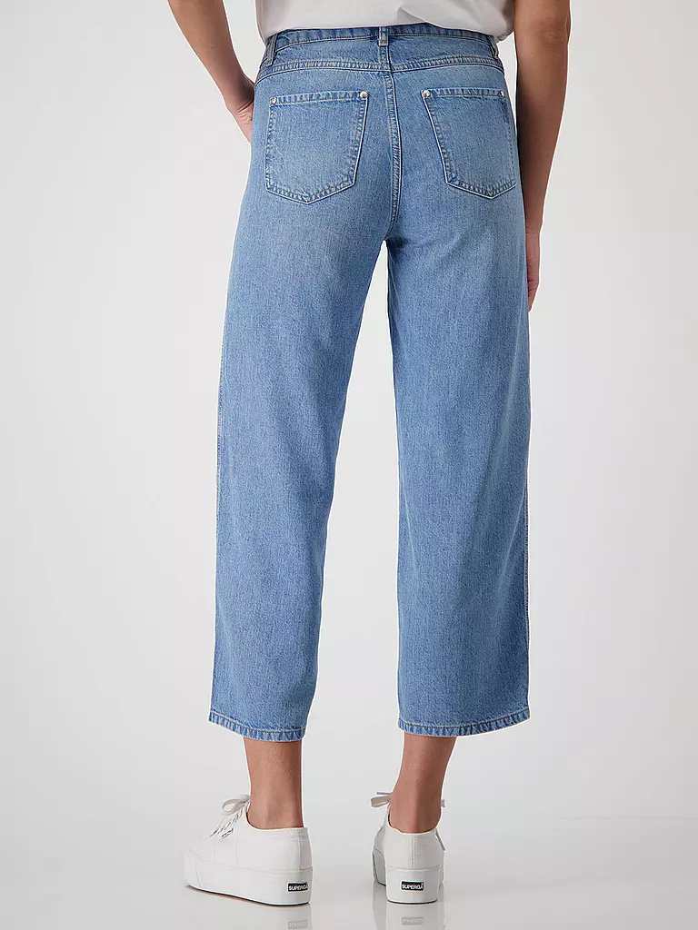 MONARI | Jeans Straight Fit 7/8 | blau