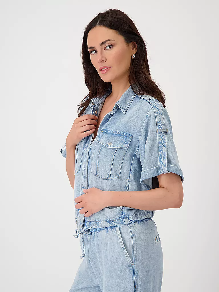 MONARI | Jeansbluse BALI | blau