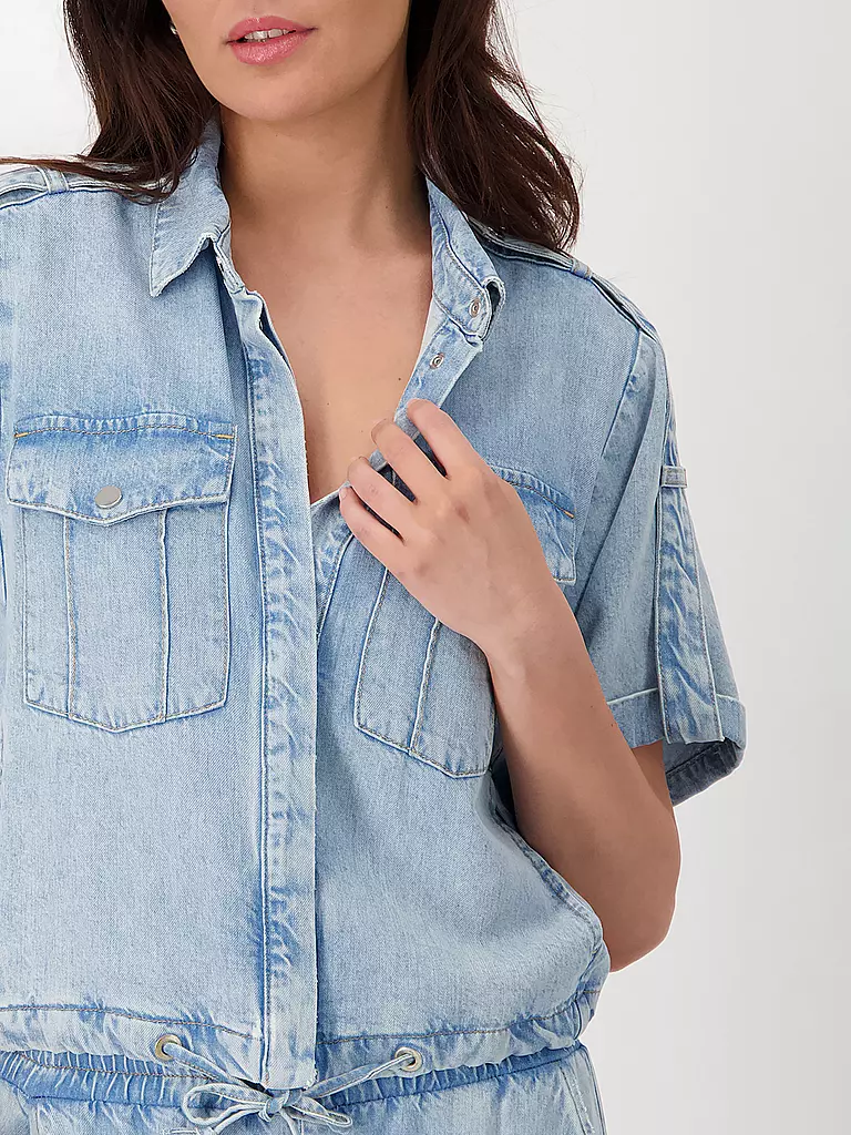MONARI | Jeansbluse BALI | blau