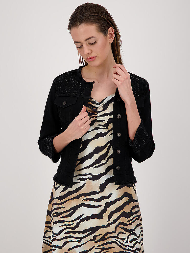 MONARI | Jeansjacke  | schwarz