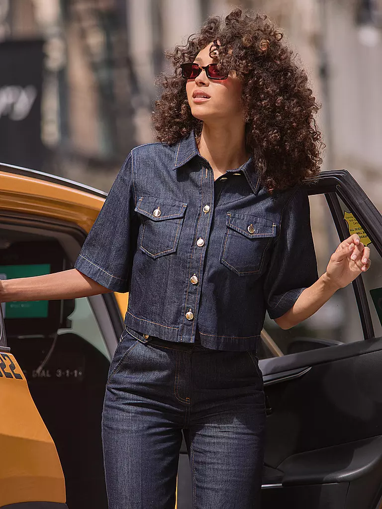 MONARI | Jeansjacke  | dunkelblau