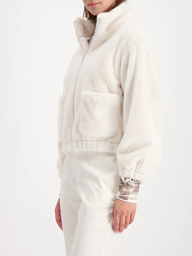 MONARI | Kunstfelljacke | Beige