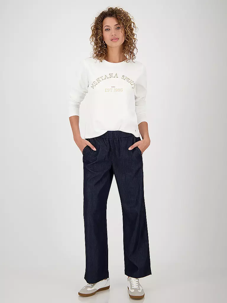 MONARI | Langarmshirt  | weiss
